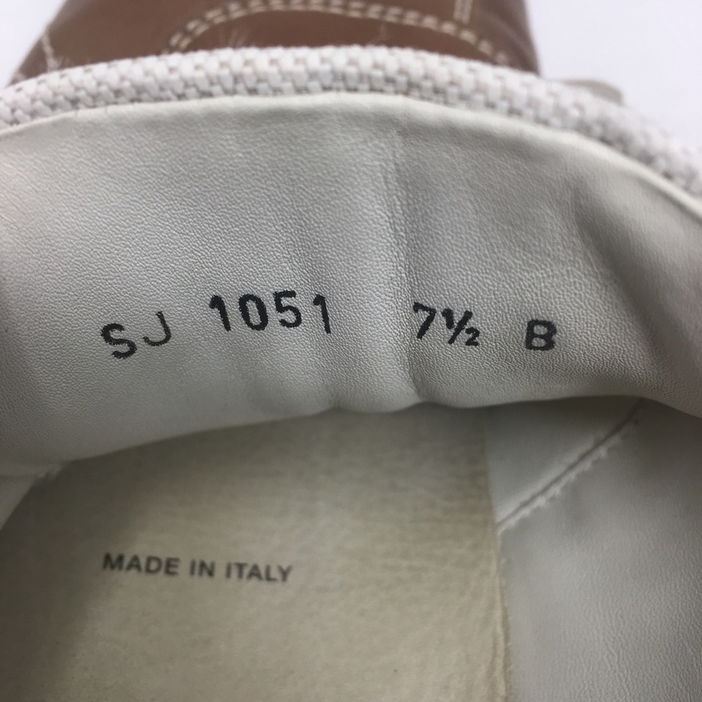 Salvatore Ferragamo Leather Athletic Shoes 7-1/2B - Picture 7 of 7